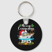 Merry Cruisemas Familie Cruise Kerstmis 2023 Fun B Sleutelhanger (Voorkant)