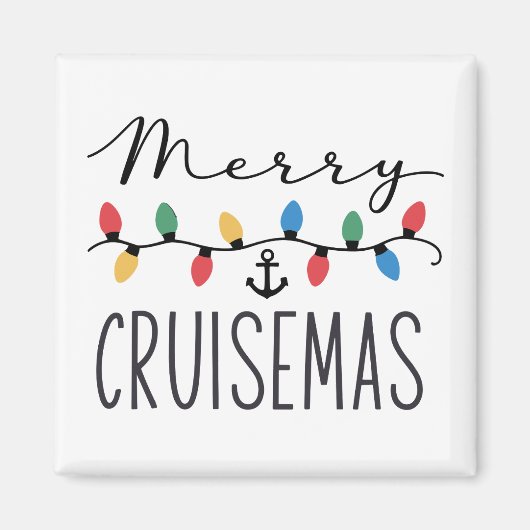 Merry Cruisemas Family Christmas Cruise Trip  Magneet (Voorkant)