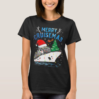 Merry Cruisemas Family Cruise Kerstmis 2022 Funny T-shirt
