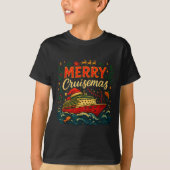 Merry Cruisemas Funny Christmas Cruise Vacation T-shirt (Voorkant)