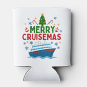 Merry Cruisemas Kerstmis Blikjeskoeler (Achterkant)