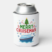 Merry Cruisemas Kerstmis Blikjeskoeler (Blikje Achterkant)