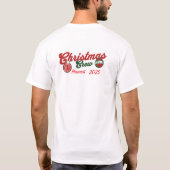 Merry Cruising Christmas gepersonaliseerd T-shirt (Achterkant)