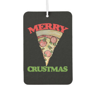 Merry Crustmas Christmas pizza Luchtverfrisser