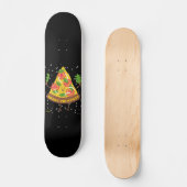 MERRY CRUSTMAS grappige kerstpizza pun Skateboard (Voorkant)