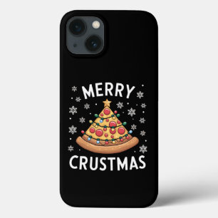 Merry Crustmas Pizza kerstboomgeschenken iPhone 13 Hoesje