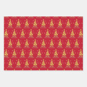 Merry Crustmas - Pizza Kerstmis Inpakpapier Vel (Voorkant)