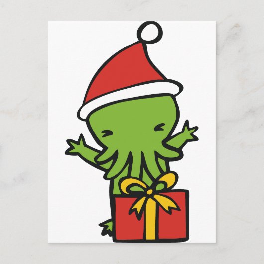Merry Cthulmas Feestdagenkaart (Voorkant)