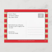 Merry Cutouts Carte photo de vacances (Dos)