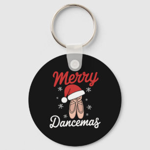 Merry Dancemas Byllet Danser Leraar Kerst Dan Sleutelhanger