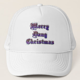 Merry Dang Kerstmis Trucker Pet