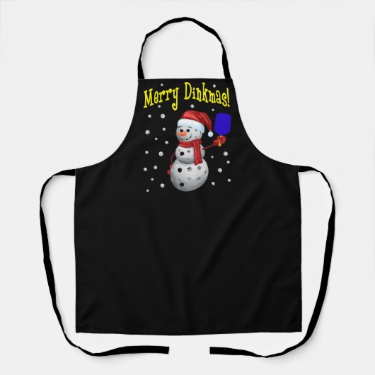 Merry Dinkmas - Pickleball Snowman Schort (Voorkant)