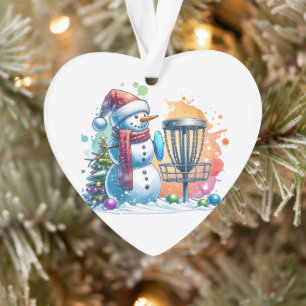 Merry Disk-mas   Disk Golf Personnalisé Noël