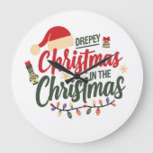 Merry DRepey Design Horloge - Unique Vacances (Recto)