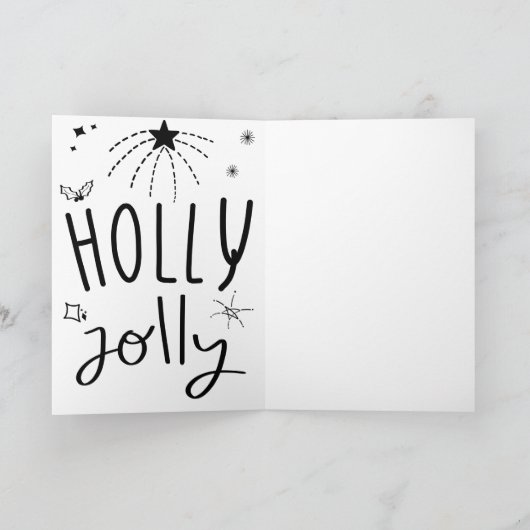 Merry Drink Ik ben Kerstmis. Feestdagen Kaart (Binnen)