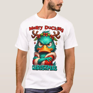 Merry Ducking Christmas - Sarcastisch Grumpy Duck  T-shirt