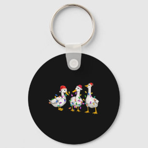 Merry Duckmas Funny Duck Christmas Duck Lover Xmas Sleutelhanger