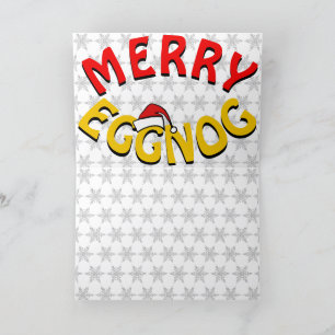 Merry Eggnog (Feestdagen kerstmop) Holiday Car Feestdagen Kaart