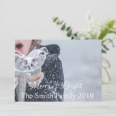 Merry en Bright  Aankondiging (Staand voorkant)