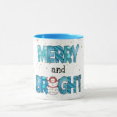 Merry en Bright aanpassen Mok (Midden)