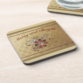 Merry en Bright Bier Onderzetter (Linkerzijde)