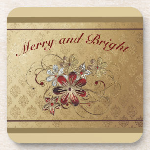 Merry en Bright Bier Onderzetter