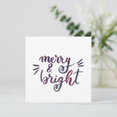 Merry en bright - Bourgogne (Staand voorkant)