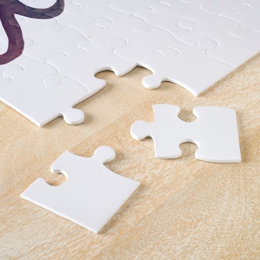 Merry en bright - Bourgogne Legpuzzel (Zijkant)