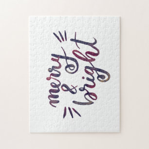 Merry en bright - Bourgogne Legpuzzel