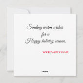 Merry en Bright Feestdagenkaart (Achterkant)