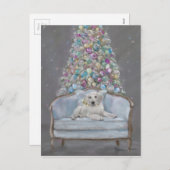 Merry en Bright Feestdagenkaart (Voorkant / Achterkant)