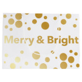 Merry en Bright Gift Bag Large Cadeauzakje (Achterkant)
