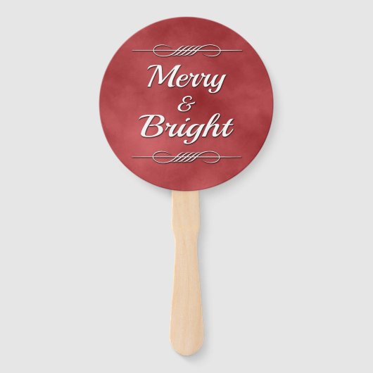 Merry en Bright Handwaaier (Voorkant)
