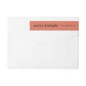 Merry en Bright | Kerstadres (Achterkant)