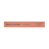 Merry en Bright | Kerstadres (Individueel)
