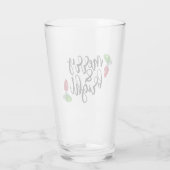 Merry en Bright kersttumbler Glas (Achterkant)