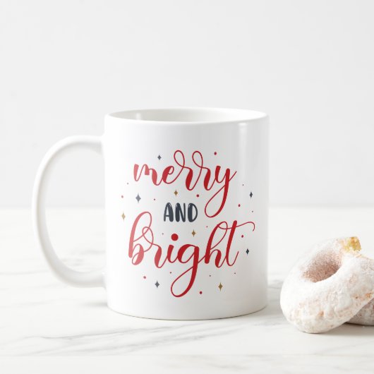 Merry en Bright Koffiemok (Met donut)