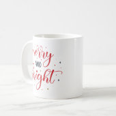 Merry en Bright Koffiemok (Voorkant links)