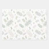 Merry en Bright met Mistletoe Inpakpapier Vel (Voorkant)