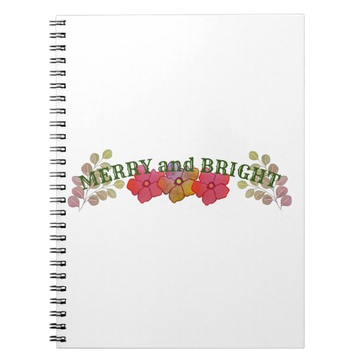 MERRY EN BRIGHT NOTITIEBOEK (Voorkant)