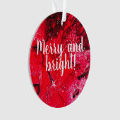 Merry en bright ornament (voorkant)