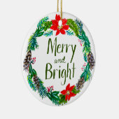 Merry en Bright Ornament (Rechts)