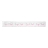 Merry en Bright Roze | Holiday Ribbon Lint (Voorkant)