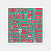 Merry en Bright Servet (Voorkant)