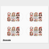 Merry en Bright Stickers (Vel)