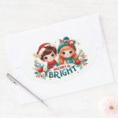 Merry en Bright Stickers (Envelop)