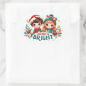 Merry en Bright Stickers (Tas)