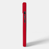 Merry en Bright Typography Script Rood Case-Mate iPhone Case (Achterkant / Links)