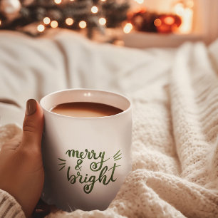 Merry en felgroen koffiemok