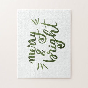 Merry en felgroen legpuzzel
